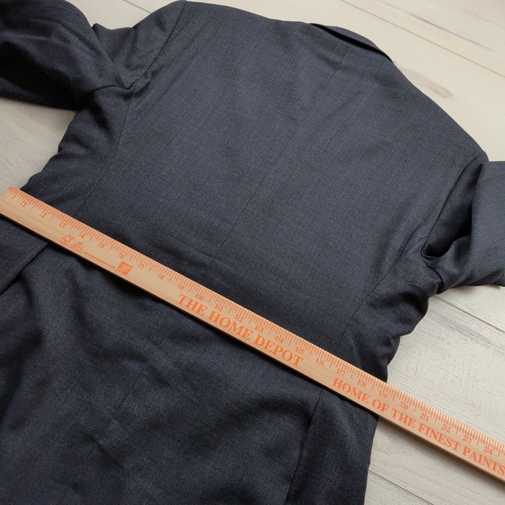 Jos. A. Bank 1905 Tailored Wool Blazer Charcoal Gray 44R (Fits 41) brrr Comfort - Picture 9 of 12